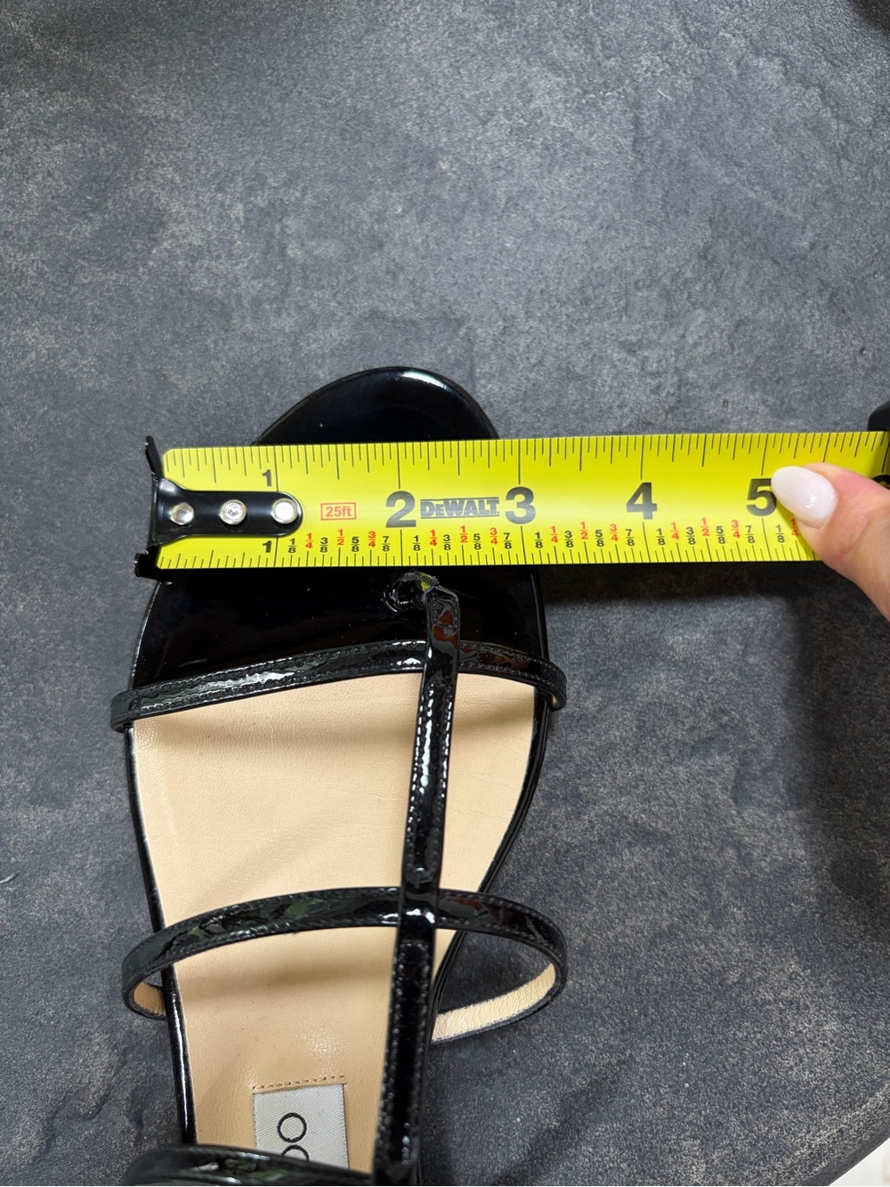 Jimmy Choo Black Patent Multi-Strap Ankle Sandals - Picture 12 of 13